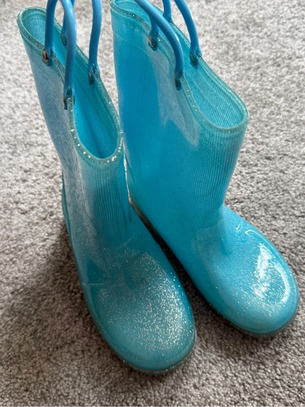 Kids Sparkle Rain Boots